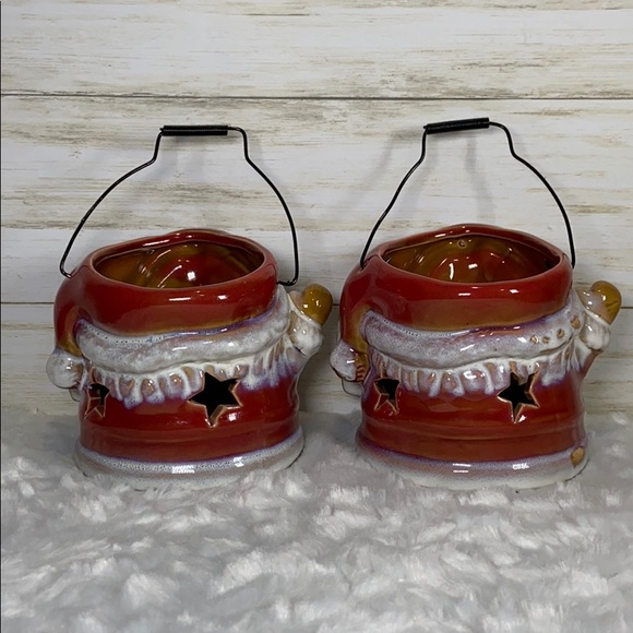 Santa Clause candle holders Christmas St. Nicklaus - Picture 5 of 9